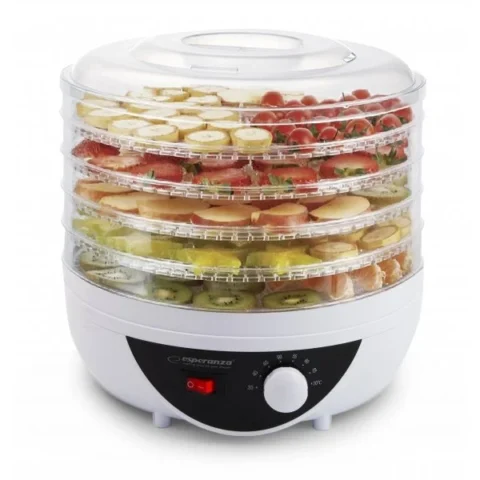 Esperanza Deshidrator fructe EKD002 Chanterelles 250W 5 nivele