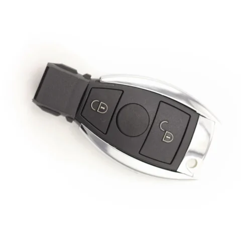 Carguard Smart Key Mercedes 2 Butoane Argintiu/Negru