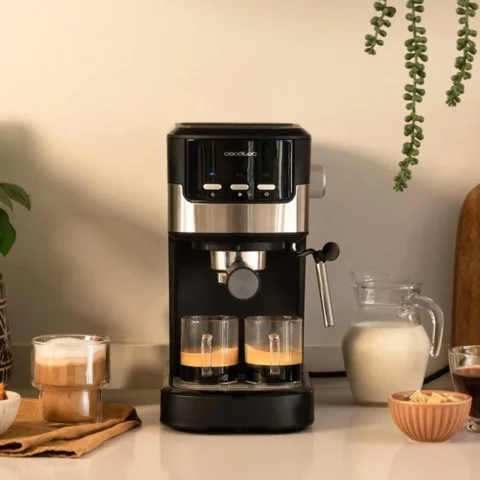 Cecotec Espressor cafea Power Espresso 20 Pecan, espresso machine blue-black/stainless steel, 1100 watts