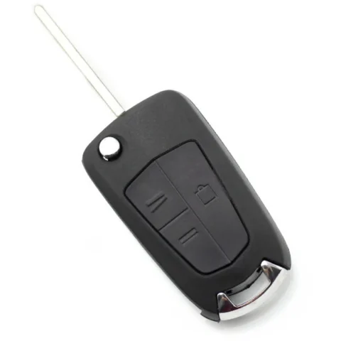 Carguard Carcasa pentru Cheie Opel Astra H Briceag din Cheie cu Lama Fixa Negru