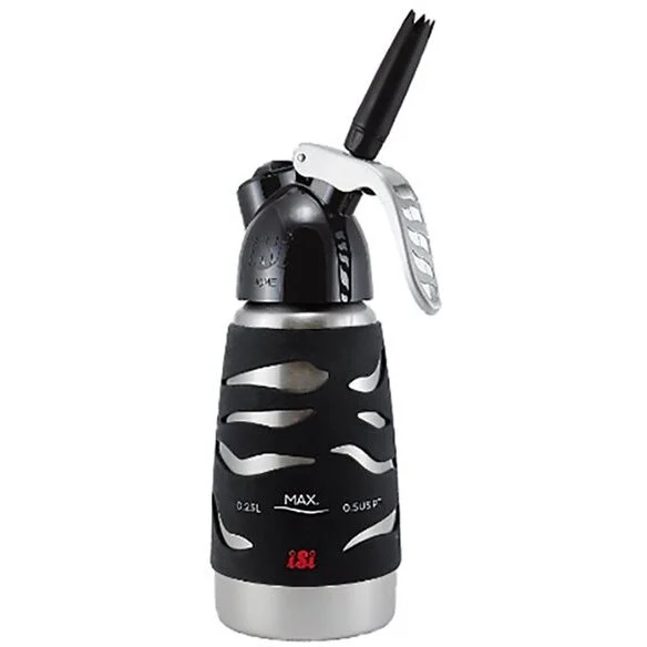 iSi Mini Aparat Sifon pentru Frisca Dessert Whip Capacitate 0.25L Negru