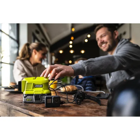 Ryobi 18 V ONE+ RY18BI150A-0 18, Inverter (green, without battery and charger)