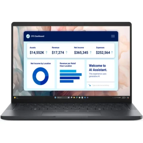 Dell Laptop Pro 13 Premium FHD+ 13.3 inch Intel Core Ultra 7 266V 16GB 512GB SSD Windows 11 Pro Magnetite
