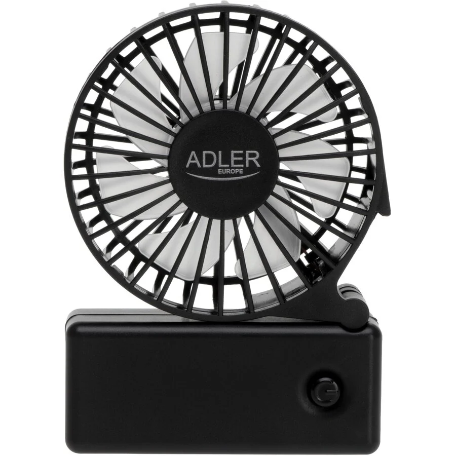 Adler Mini Ventilator Portabil AD 7336 Diametru 6.5CM Alimentare Baterii Negru