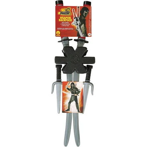 Rubies Set Arme Ninja Negru/Gri