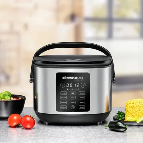 Rommelsbacher Multicooker Multi-Rice Cooker MRK 650 stainless steel/black, 600 watts, 3 liters