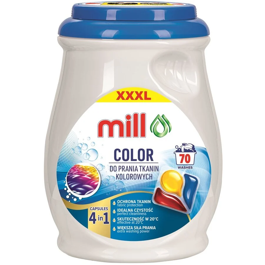 MADONIS Detergent pentru Rufe Colorate MILL PROFESSIONAL 70 Capsule