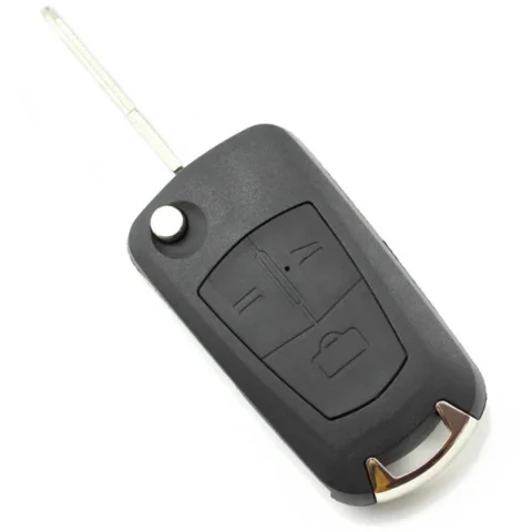 Carguard Carcasa pentru Cheie Opel Tip Briceag 3 Butoane Lama pe Dreapta Negru