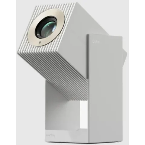 Wanbo Videoproiector Portabil Cube 2 Pro 1920 x 1080 500 Lumeni Android 11 Alb