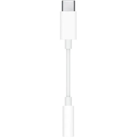 Apple GPS USB headphone adapter, USB-C plug > 3.5mm jack socket (white, for headphones)