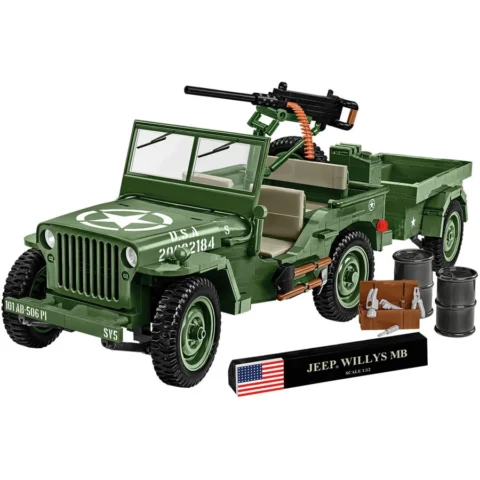 Cobi Jucarie Willys MB Trailer Executive Edition +10 ani Cobi Jucarie Willys MB Trailer Executive Edition +10 ani