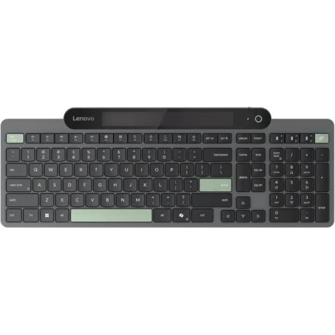 Lenovo Tastatura Standard 4Y41R69494 cu Autoincarcare Bluetooth Layout US Euro103P Negru