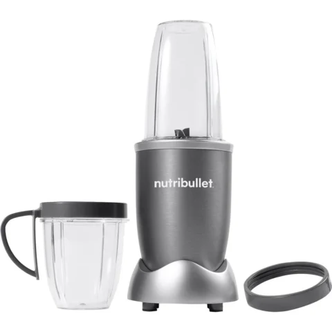 nutribullet Blender Original Blender NB606DG (silver/grey, 600 watts, 0.7 liters & 0.525 liters)