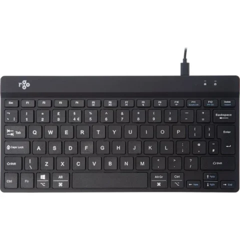 R-Go Tools Tastatura Compact Break UK layout USB Black