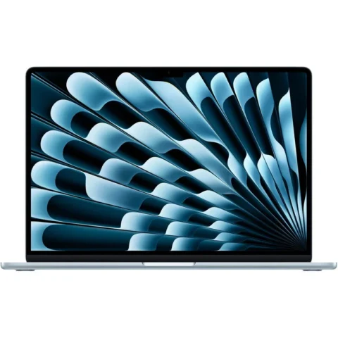 Apple Laptop MacBook Air 15.3 inch Liquid Retina M5 10-Core 24GB 512GB SSD macOS Sky Blue