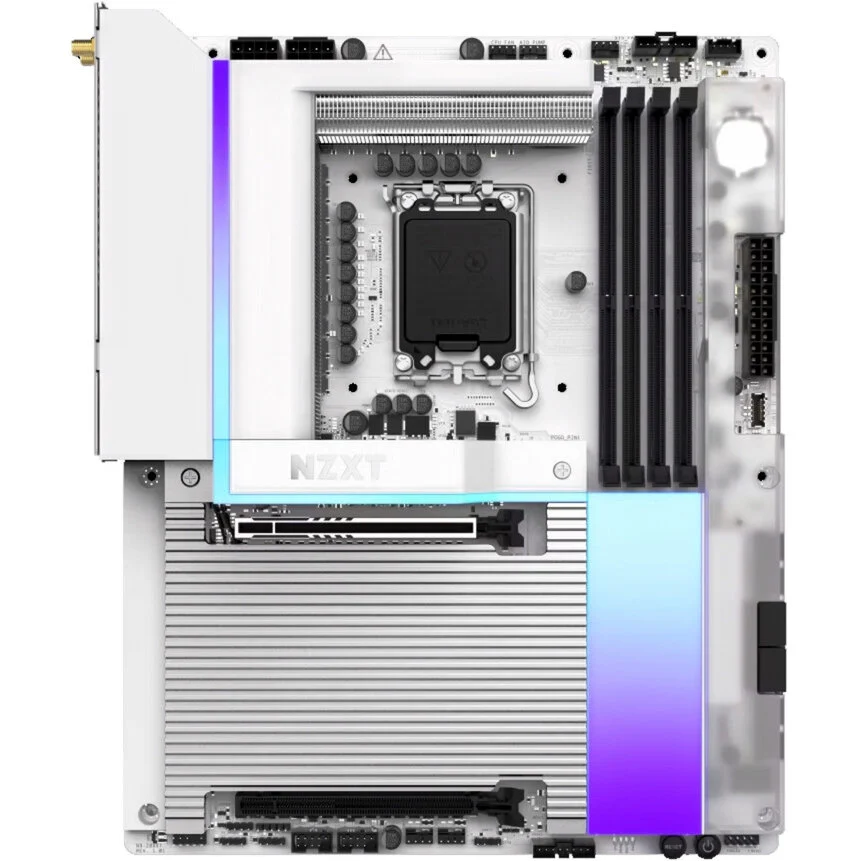 NZXT Placa de baza N9 Z890 White (white) – Socket 1851
