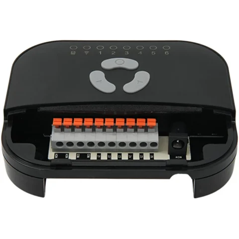 Shelly FrankEver Sprinkler Controller FK06X, irrigation controller, black, Wi-Fi, Bluetooth