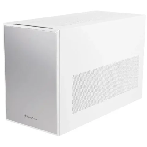 Silverstone Carcasa SST-SG17W Micro-ATX / Mini ITX Alb