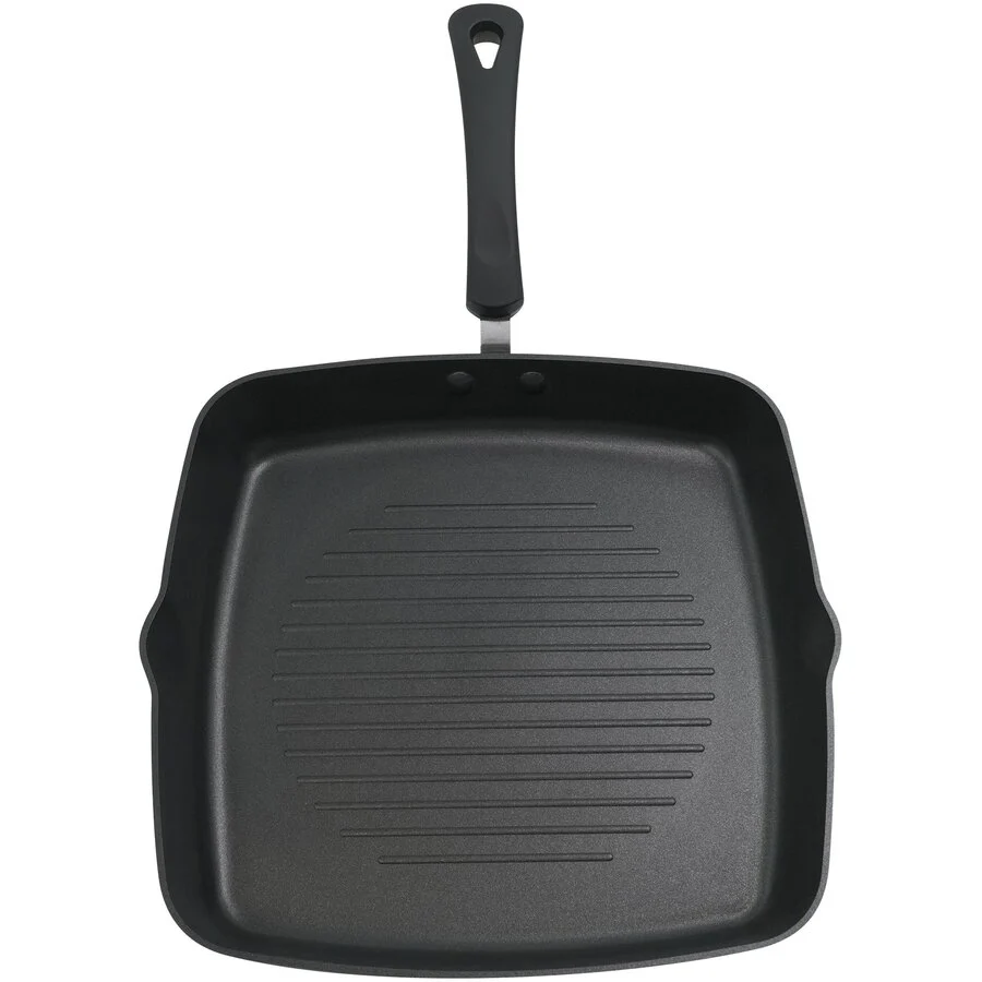 Zokura Tigaie Grill Patrata Primary Z1088 Aluminiu 28x28CM Negru