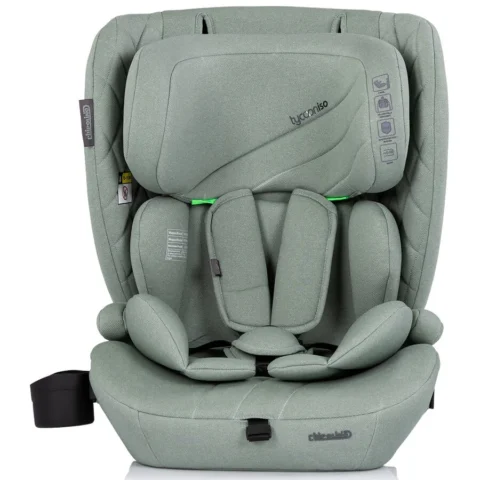 Chipolino Scaun Auto Copii Tycoon Iso I-Size cu Isofix 76-150CM Varsta 15 Luni – 12 Ani Basil
