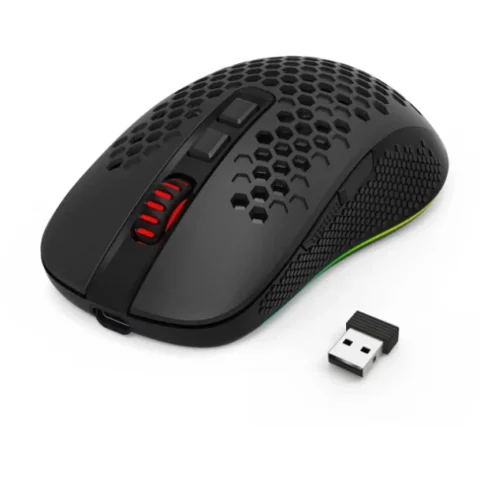 Redragon Mouse Gaming Wireless Si Bluetooth Hana Iluminare RGB Negru