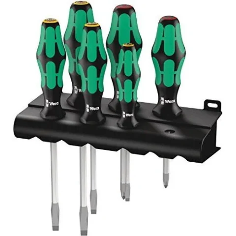 Wera Surubelnita 334 SK / 6 Rack – Kraftform Plus screwdriver set