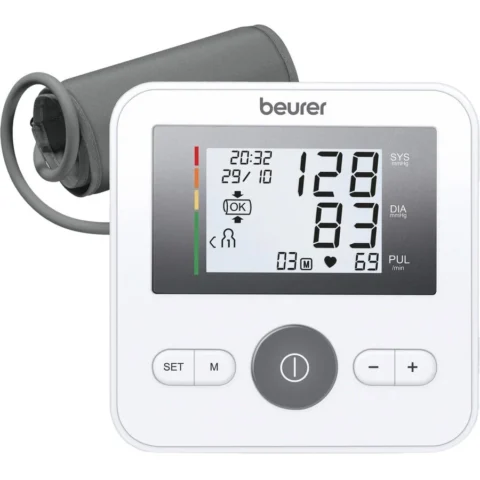 Beurer Tensiometru BM 27+ upper arm blood pressure monitor (white/black)