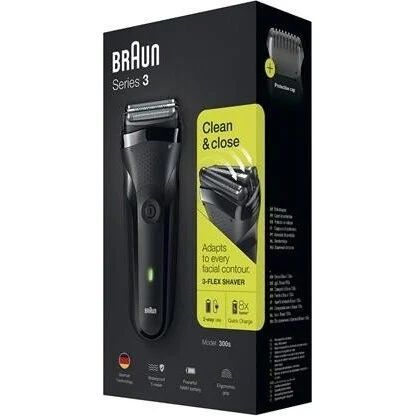 Braun Aparat de ras Series 3 – 300S, razors (black)