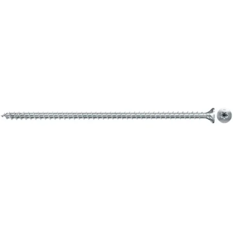 Fischer wood construction screw PowerFull II 8.0×100 countersunk head TX VG (50 pieces, full thread, galvanized)