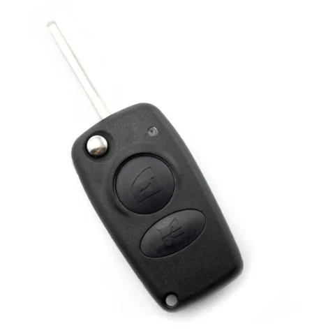 Carguard Carcasa pentru Cheie Alfa Romeo Tip Briceag cu 2 Butoane Negru