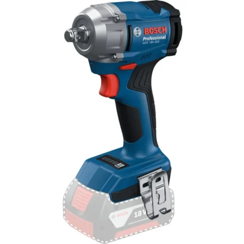 Bosch Powertools cordless impact wrench GDS 18V-350 Professional solo, 18 volts (blue, without battery and charger, in L-BOXX)