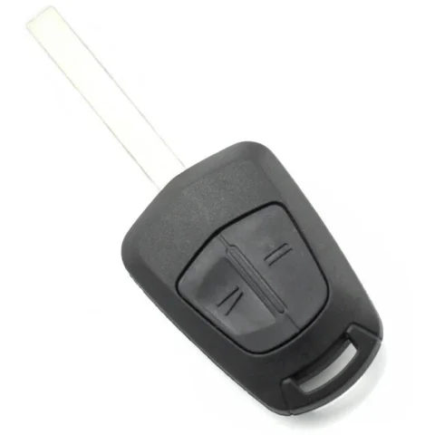 Carguard Carcasa pentru Cheie Opel cu 2 Butoane Negru