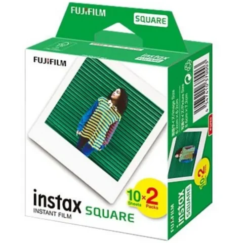 Fujifilm Film Foto Paper 16921634 / Instax Square Double Pack White
