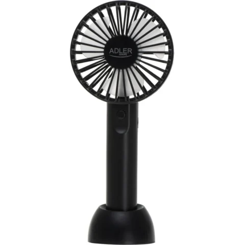 Adler Mini Ventilator Portabil AD 7338 3 Setari de Viteza Incarcare USB-C Negru Adler Mini Ventilator Portabil AD 7338 3 Setari de Viteza Incarcare USB-C Negru