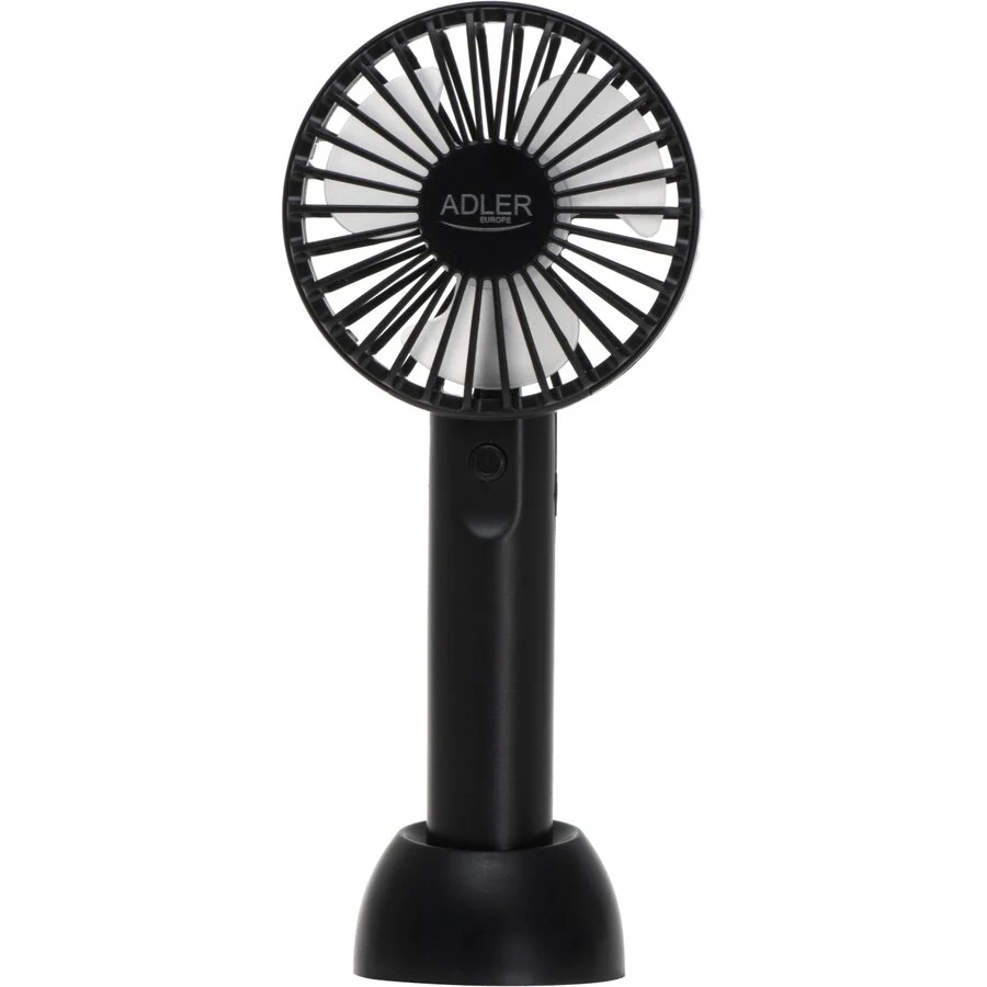 Adler Mini Ventilator Portabil AD 7338 3 Setari de Viteza Incarcare USB-C Negru