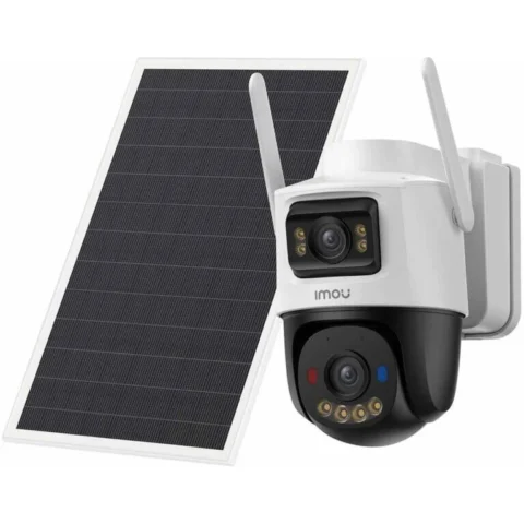 IMOU Camera IP de Supraveghere pentru Exterior AOV Dual 5MP+5MP Conectivitate Wi-Fi 2.4GHz + 4G LTE si Panou Solar 8W Alb/Negru