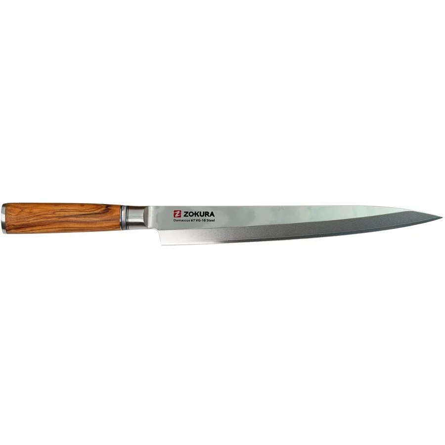 Zokura Cutit Yanagi Sashimi Z1433 Lama 24CM Argintiu/Maro