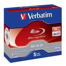 Verbatim BD-RE DL 2x JC 50GB 5 sztuk