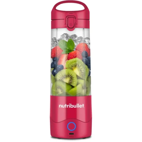 nutribullet Blender Portabil NBP003MA Capacitate 0.475L Baterie 2000mAh Reincarcabila USB Magenta
