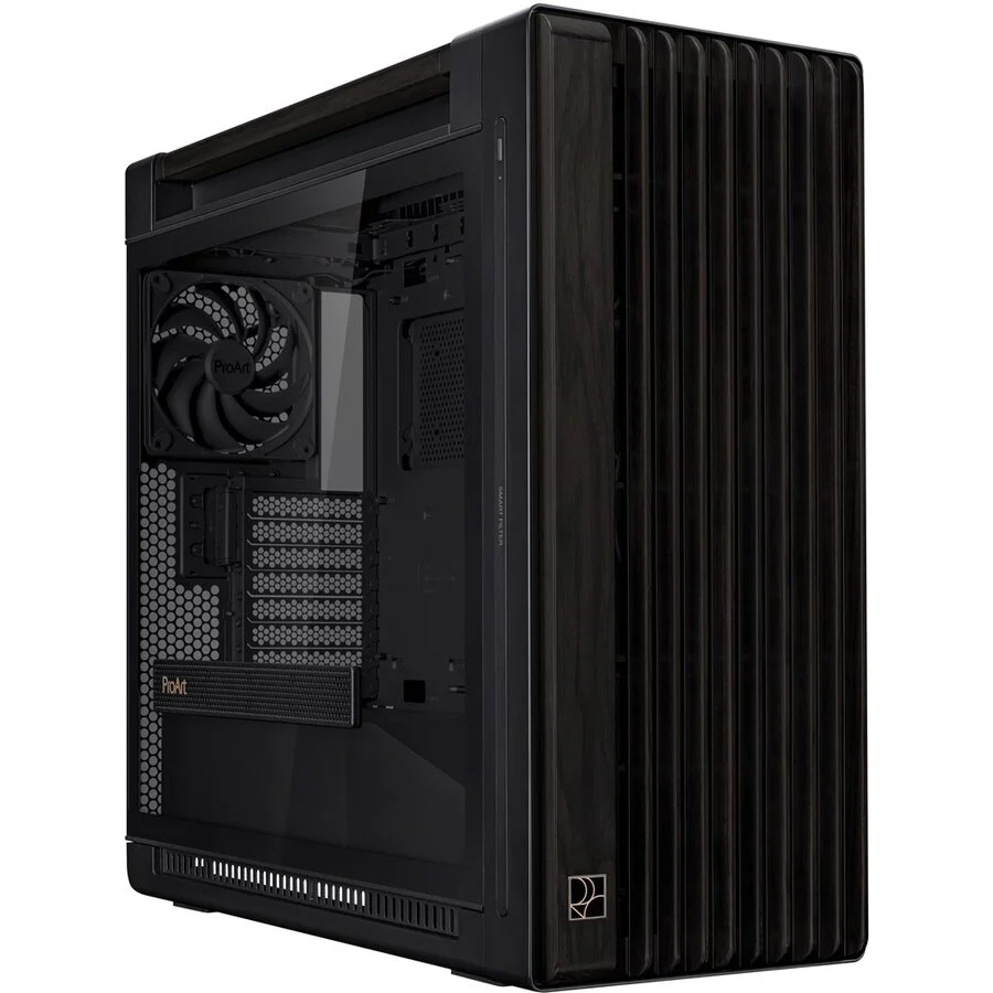 ASUS Carcasa ProArt PA602 Wood Edition Midi Tower Negru