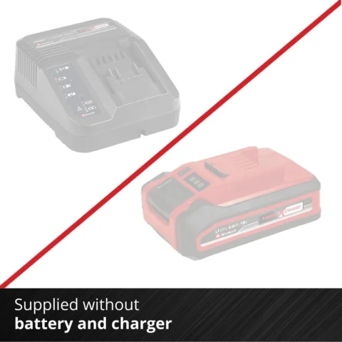 Einhell Professional Cordless Angle Grinder AXXIO 18/115, 18 Volt red/black, without battery and charger