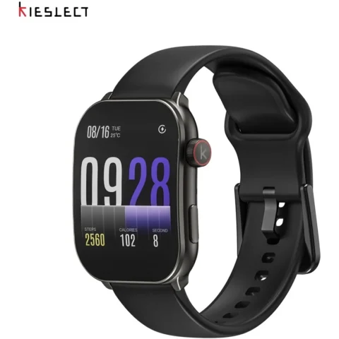 Kieslect Smartwatch Balancs Ecran AMOLED 2.1Inch Bluetooth Baterie 300mAh IP68 Negru