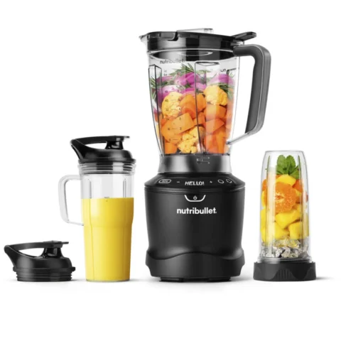 nutribullet Blender SmartSense 1500 Combo Blender NBF550DG (dark grey, 1,500 watts, 1.89 liters & 0.946 liters & 0.71 liters)