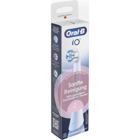 Oral-B iO Gentle Cleaning 2-pack, white brush head