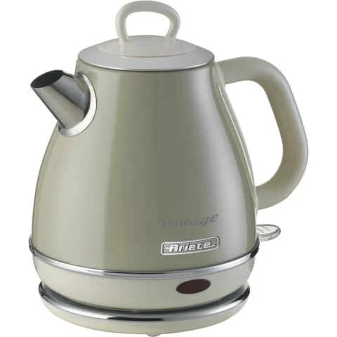 Ariete Fierbator Vintage Kettle Beige (beige, 1,630 watts, 1 litre)
