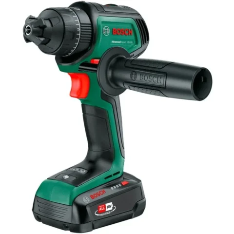 Bosch Powertools cordless impact drill AdvancedImpact 18V-80 QuickSnap (green/black, 2x Li-ion battery 2.5Ah, case, POWER FOR ALL ALLIANCE)