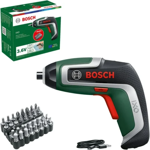 Bosch Powertools Surubelnita Electrica cu Acumulator 06039E000B IXO 7 3.6V 235RPM Verde/Negru