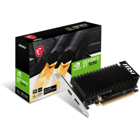 Placa video MSI Grafikkarte GeForce GT 1030 4GHD4 LP OC – 4 GB GDDR4 OC