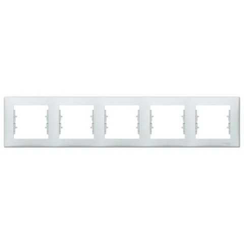 Rama ornament 5 posturi Schneider Sedna SDN5800933, gri