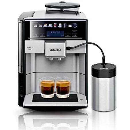 Siemens Espressor cafea TE657M03DE EQ.6 plus s700, fully automatic machine (stainless steel / black)